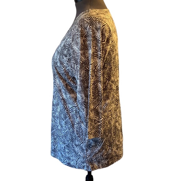 Relativity Scoop Neck 3/4 Sleeve T-Shirt * 2X - Picture 3 of 14